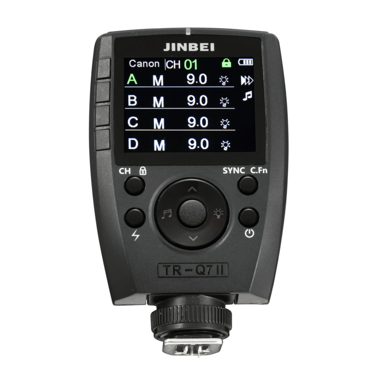 TR-Q7II Universal Transmitter (Integrated Hotshoe)