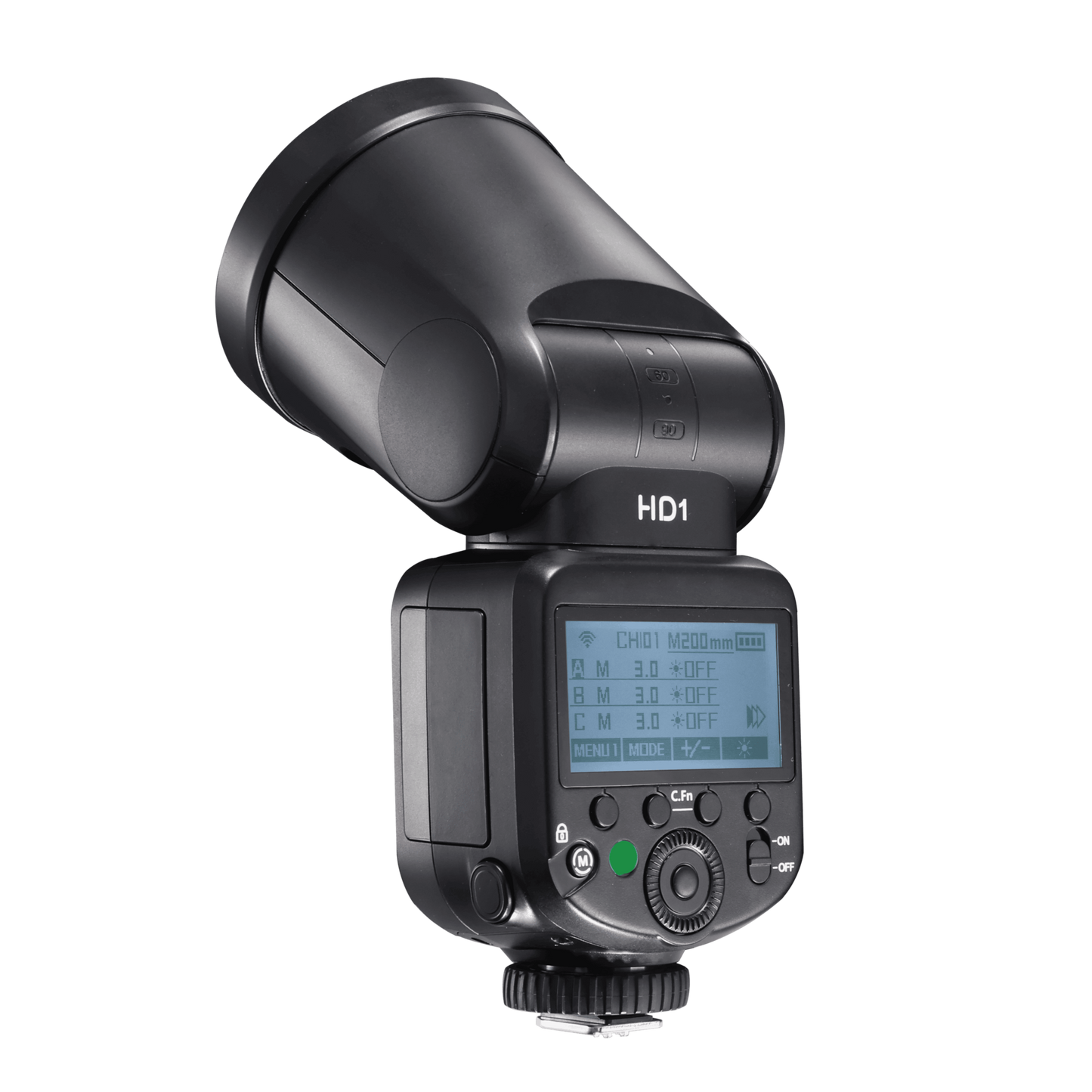 HD-1 Round Head HSS TTL Speedlite Flash Universal (Integrated Hotshoe)