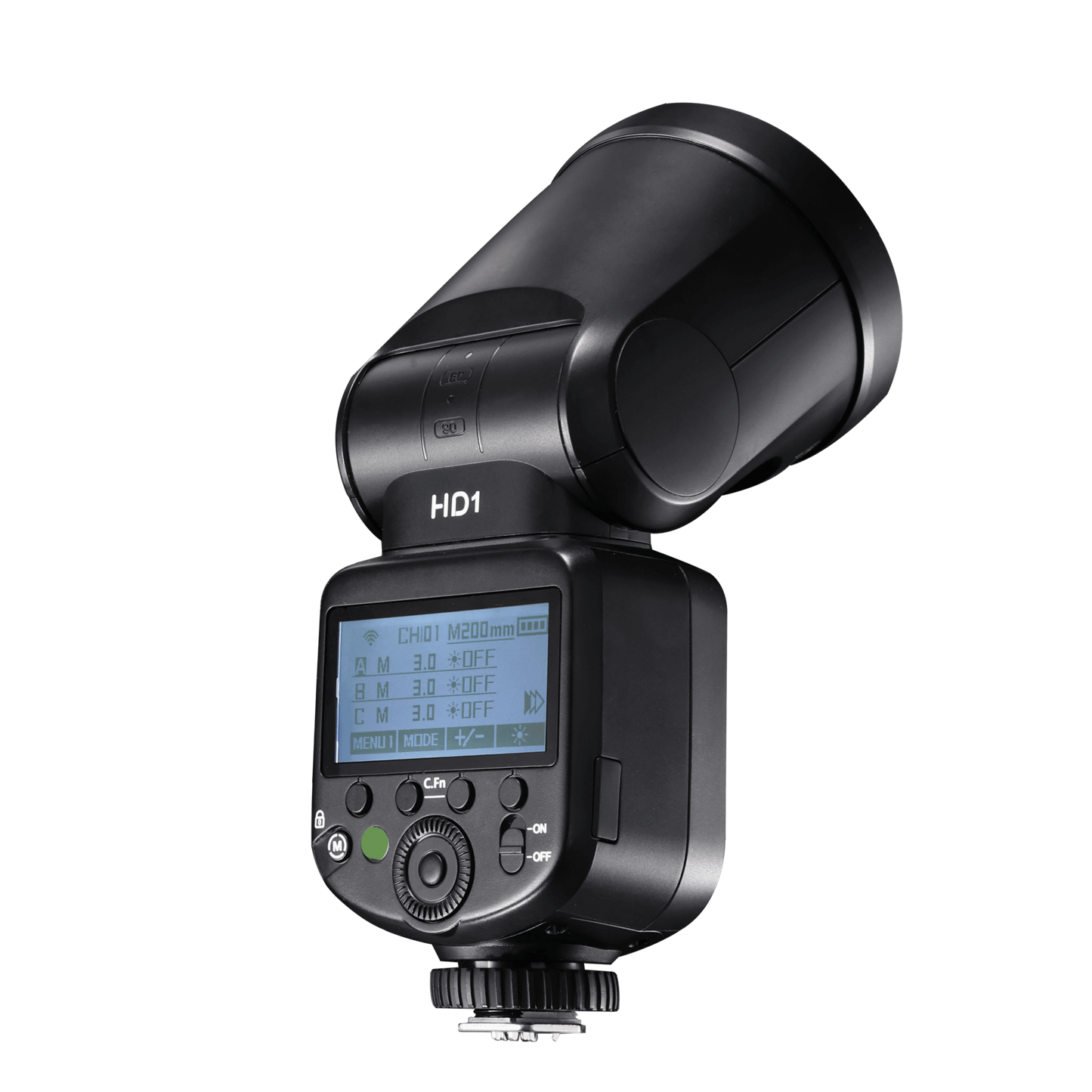HD-1 Round Head HSS TTL Speedlite Flash Universal (Integrated Hotshoe)