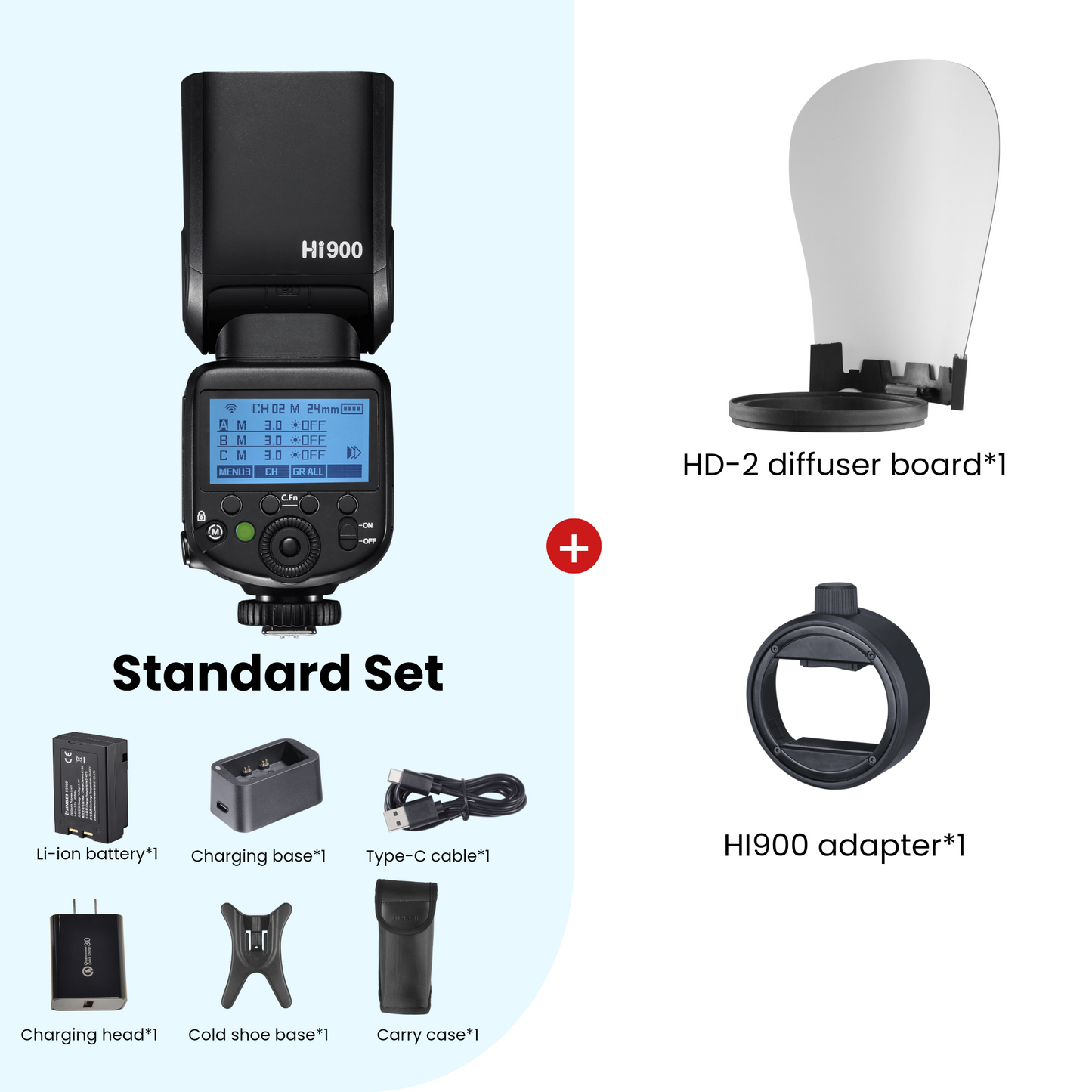 Hi-900 HSS TTL Speedlite Flash Universal (Integrated Hotshoe)