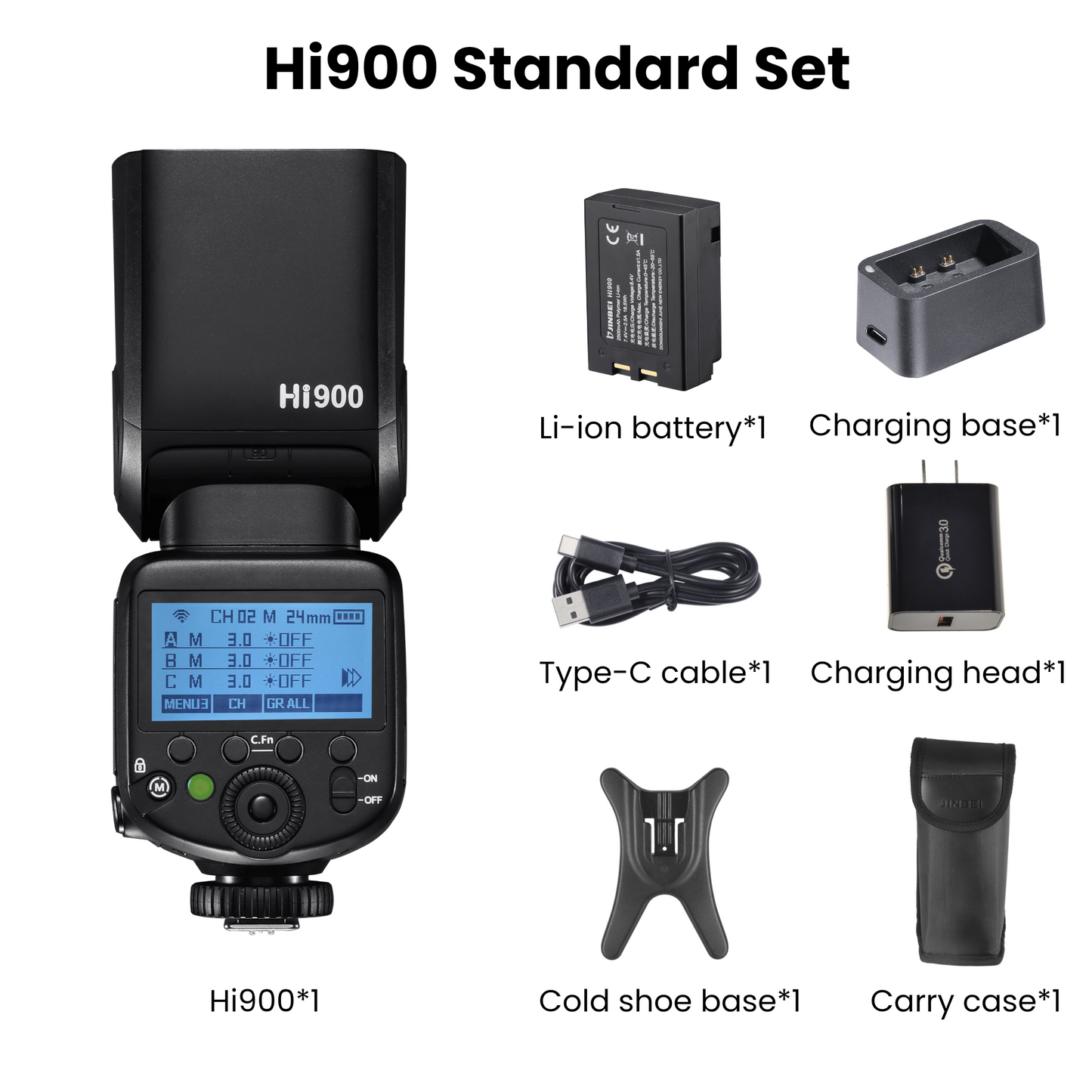 Hi-900 HSS TTL Speedlite Flash Universal (Integrated Hotshoe)