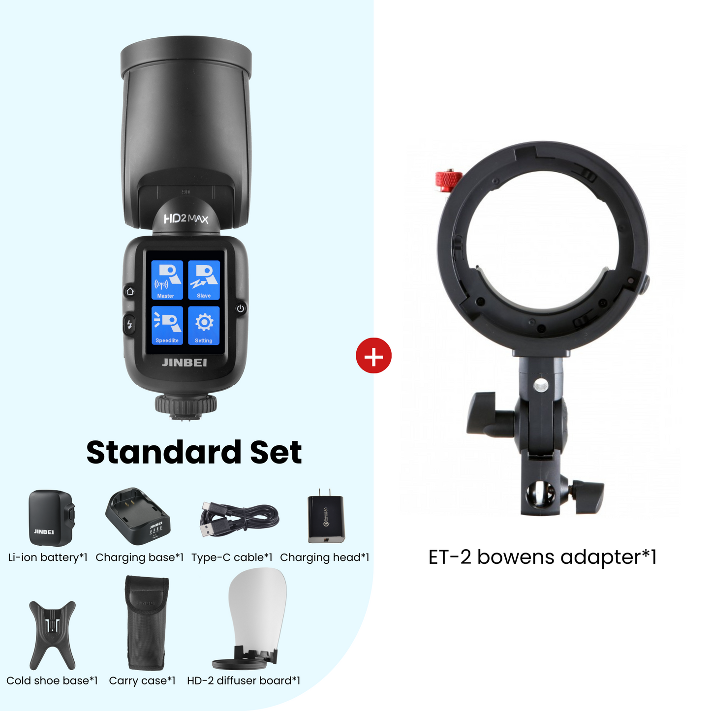HD-2Max(S) Round Head HSS TTL Speedlite Flash (Sony Hotshoe)