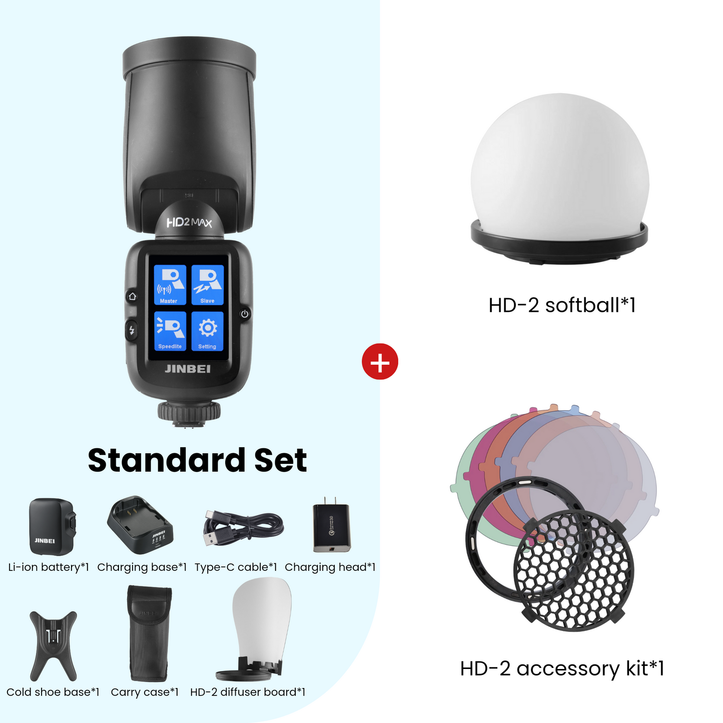 HD-2Max(S) Round Head HSS TTL Speedlite Flash (Sony Hotshoe)