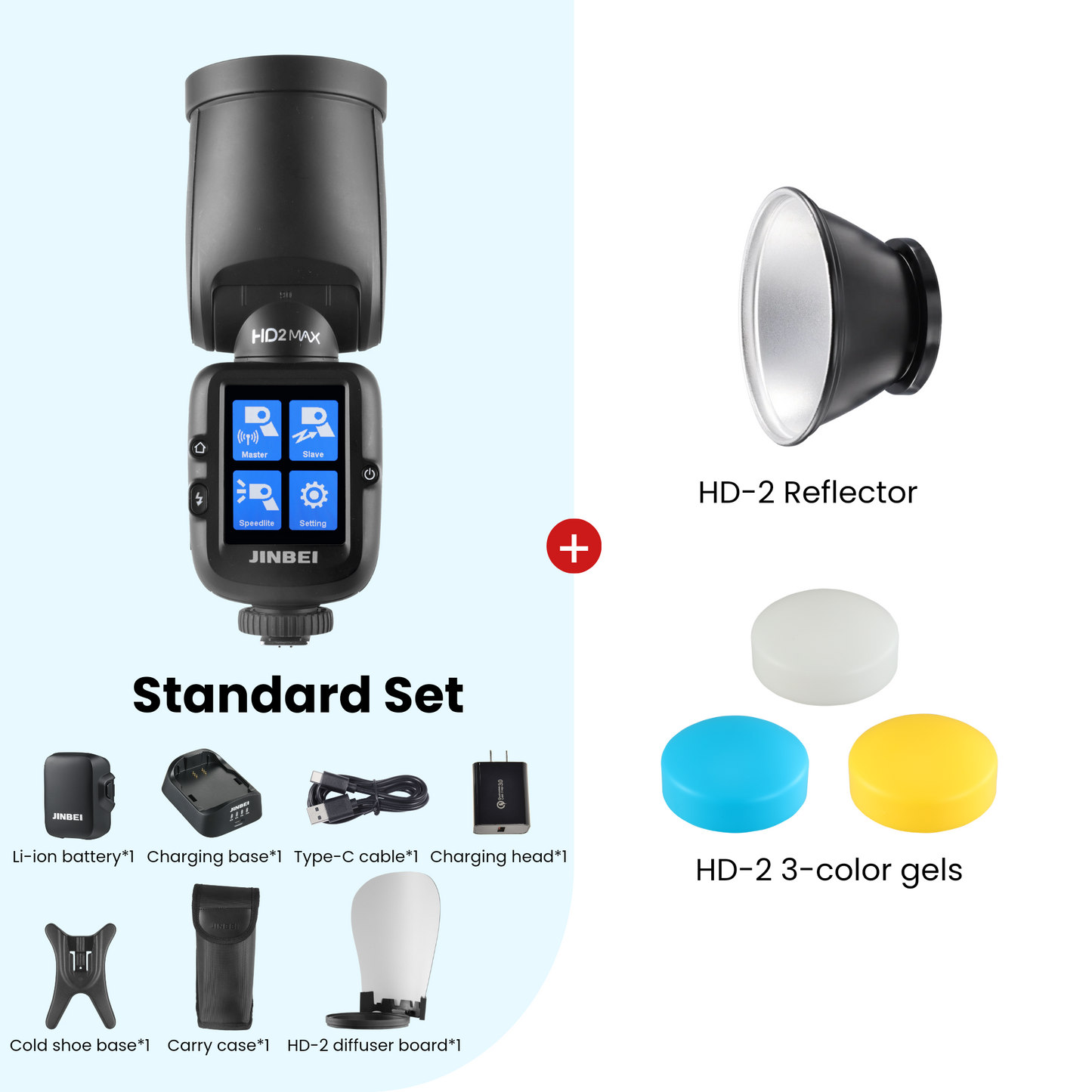HD-2Max(S) Round Head HSS TTL Speedlite Flash (Sony Hotshoe)