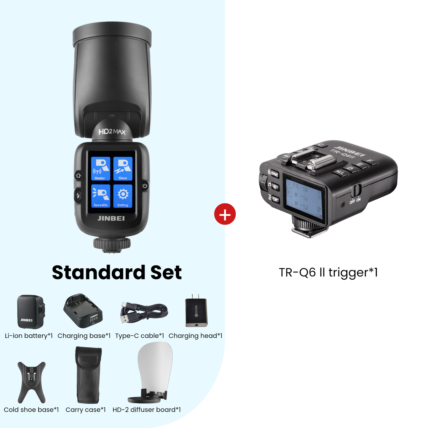 HD-2Max(S) Round Head HSS TTL Speedlite Flash (Sony Hotshoe)