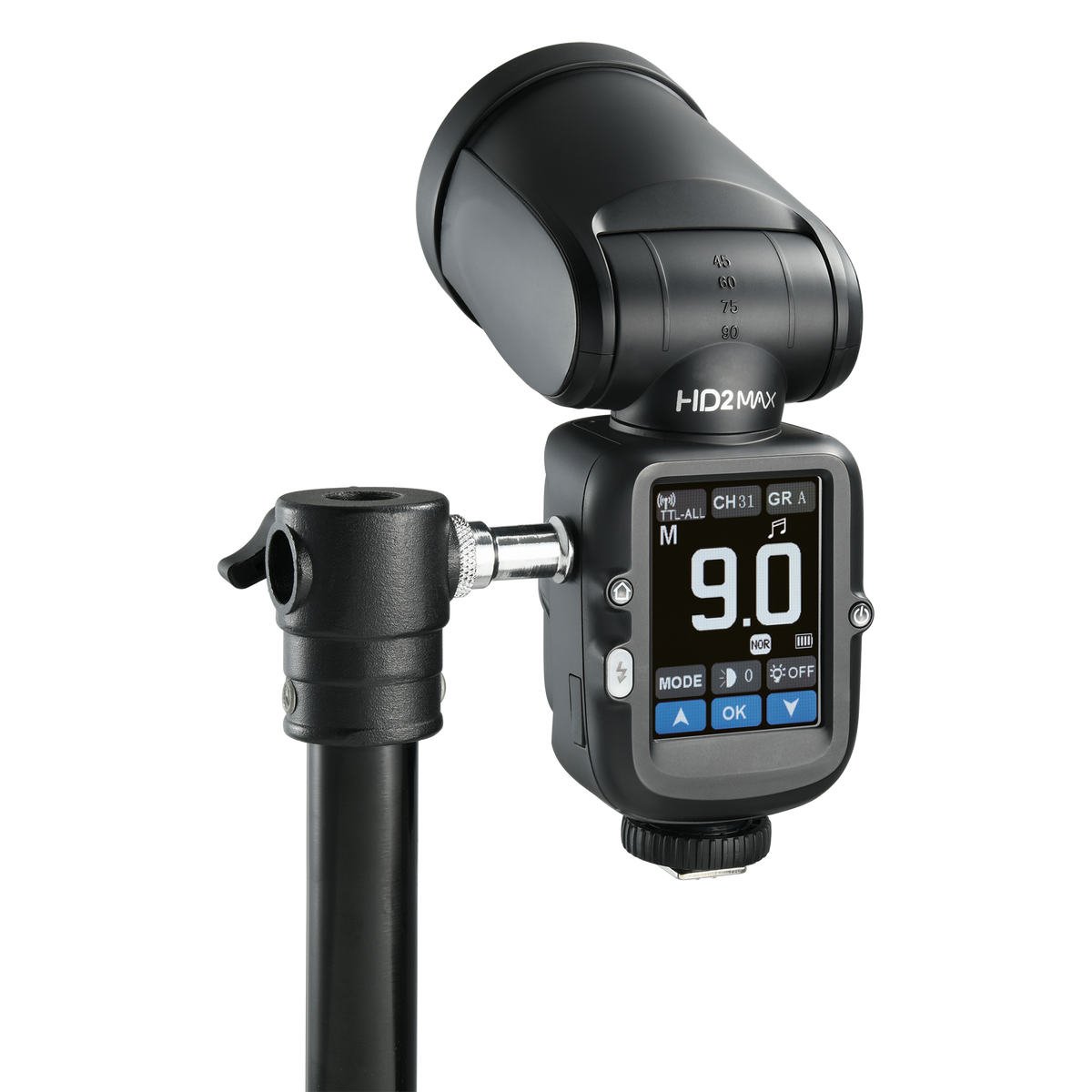 HD-2Max Round Head HSS TTL Speedlite Flash Universal (Multi-Brand Hotshoe)