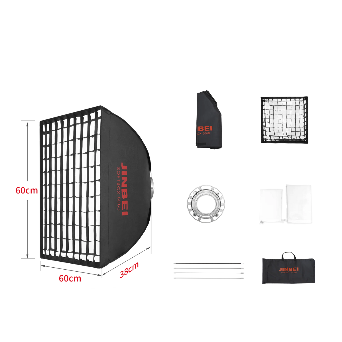 BM-60*60 Square Softbox (Bowens Mount)