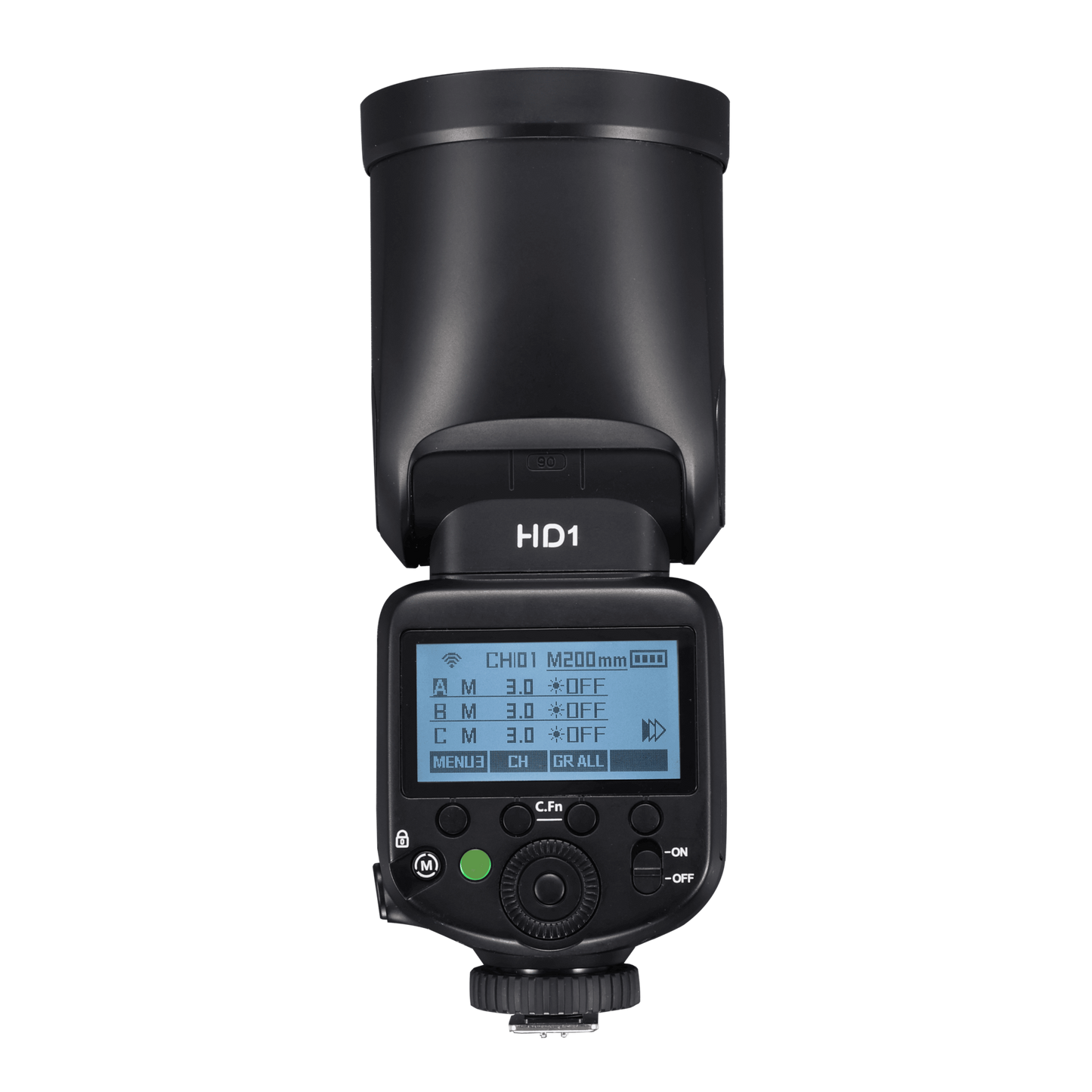 HD-1 Round Head HSS TTL Speedlite Flash Universal (Integrated Hotshoe)