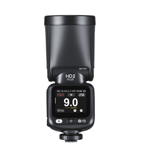 HD2Plus Round Head HSS TTL Speedlite Flash Universal (Integrated Hotshoe)
