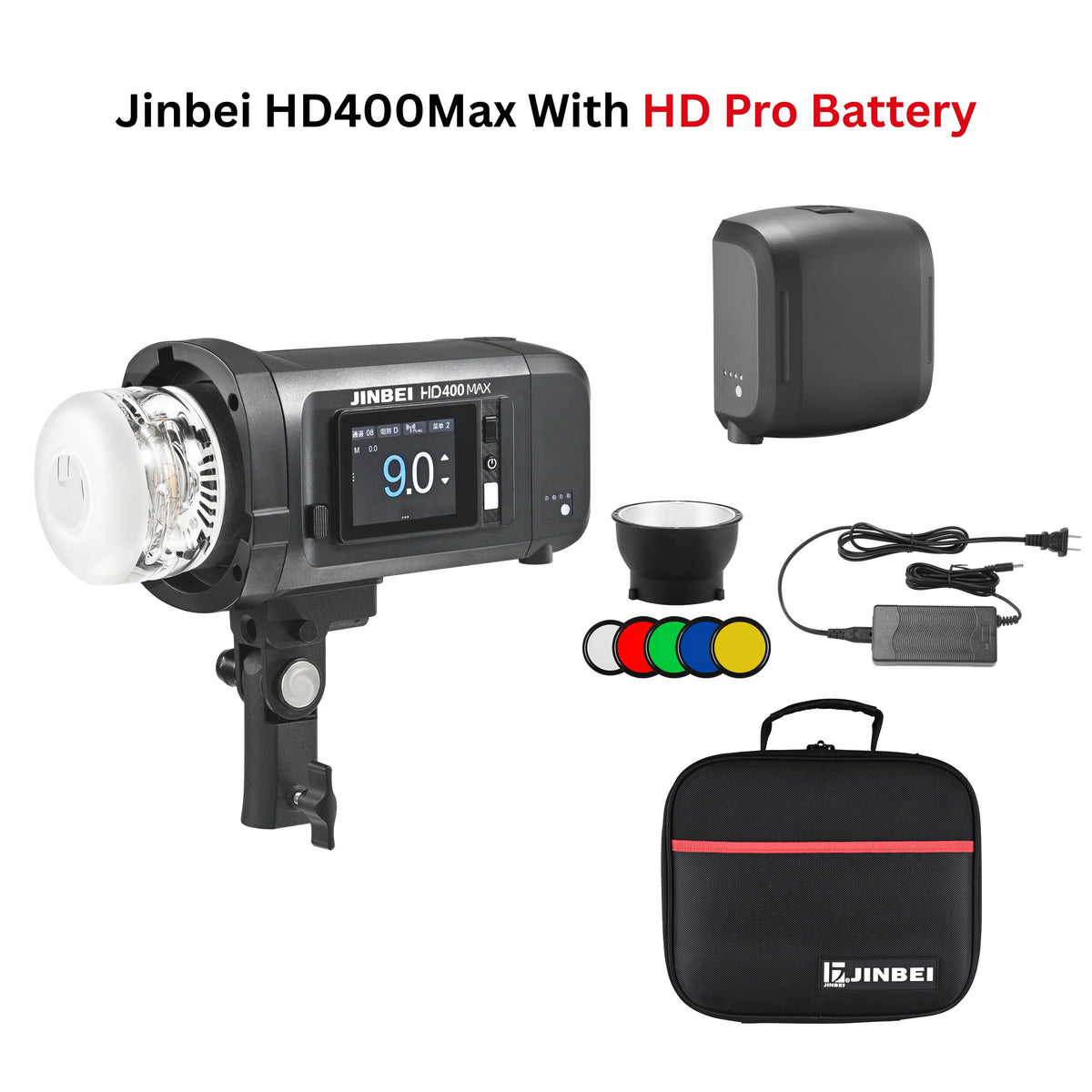 HD400Max Battery Powered Outdoor Flash