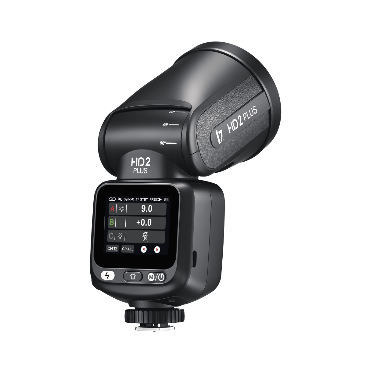 HD2Plus Round Head HSS TTL Speedlite Flash Universal (Multi-Brand Hotshoe)