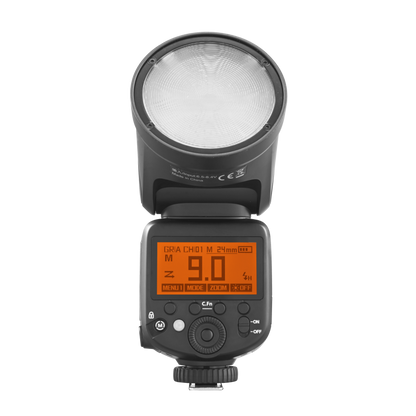 HD-1(S) Round Head HSS TTL Speedlite Flash (Sony Hotshoe)