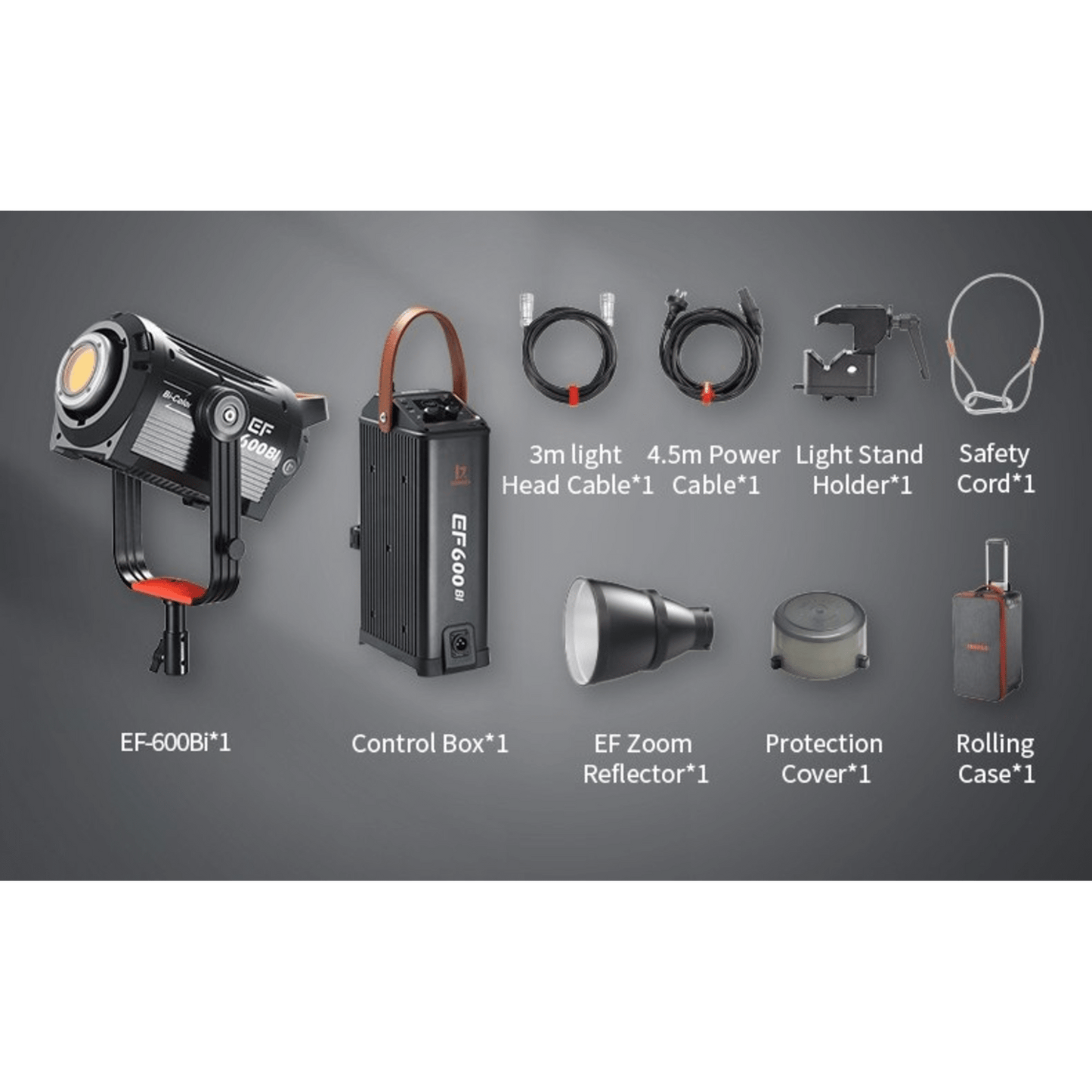 EF-600BI LED Video Light