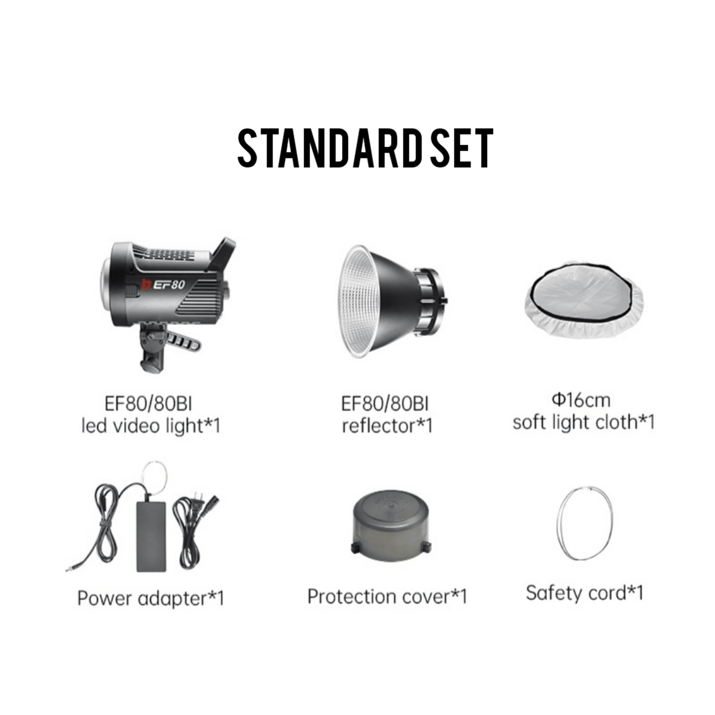 EF-80BI LED Portable Video Light