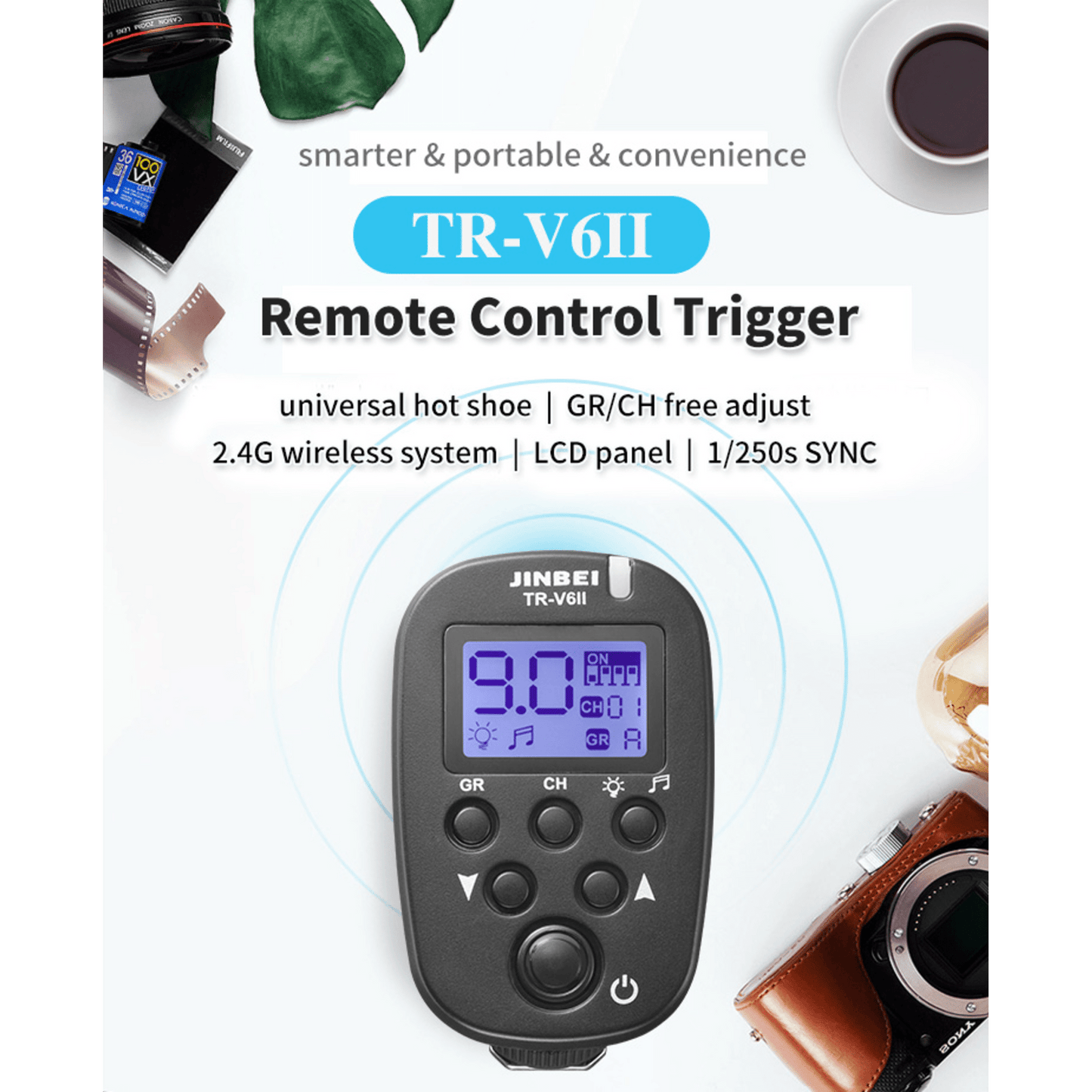 TR-V6II Flash Transmitter