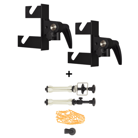 Double Bracket + Lifting Shaft For Backgrounds