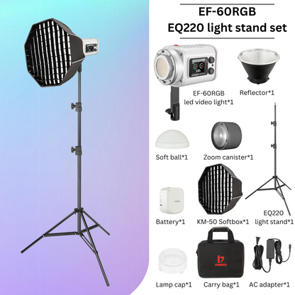 EF60RGB Portable Full Color LED Light (Pearl White)