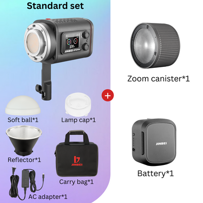 EF60RGB Portable Full Color LED Light (Titanium Grey)