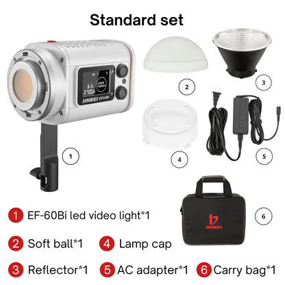 EF60Bi Portable Bi-Color LED Light (Pearl White)