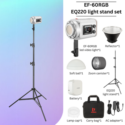 EF60RGB Portable Full Color LED Light (Pearl White)