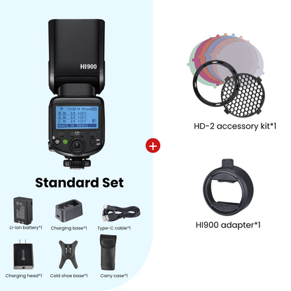 Hi-900(S) HSS TTL Speedlite Flash (Sony Hotshoe)