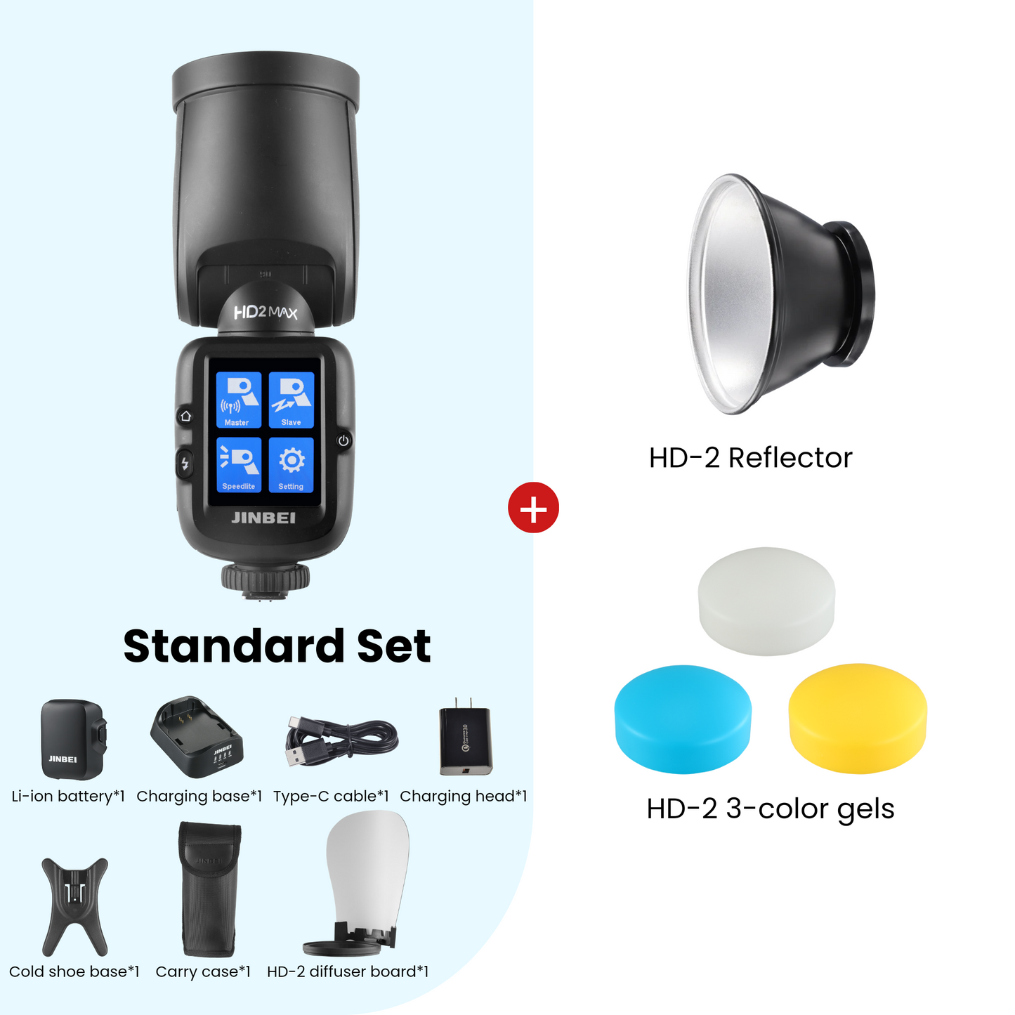 HD-2Max Round Head HSS TTL Speedlite Flash (Sony Hotshoe)