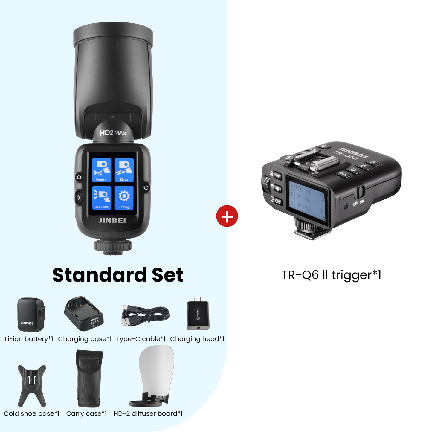 HD-2Max Round Head HSS TTL Speedlite Flash (Sony Hotshoe)