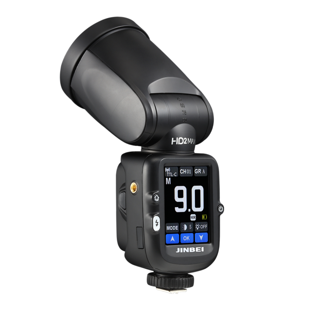 HD-2Max Round Head HSS TTL Speedlite Flash (Sony Hotshoe)