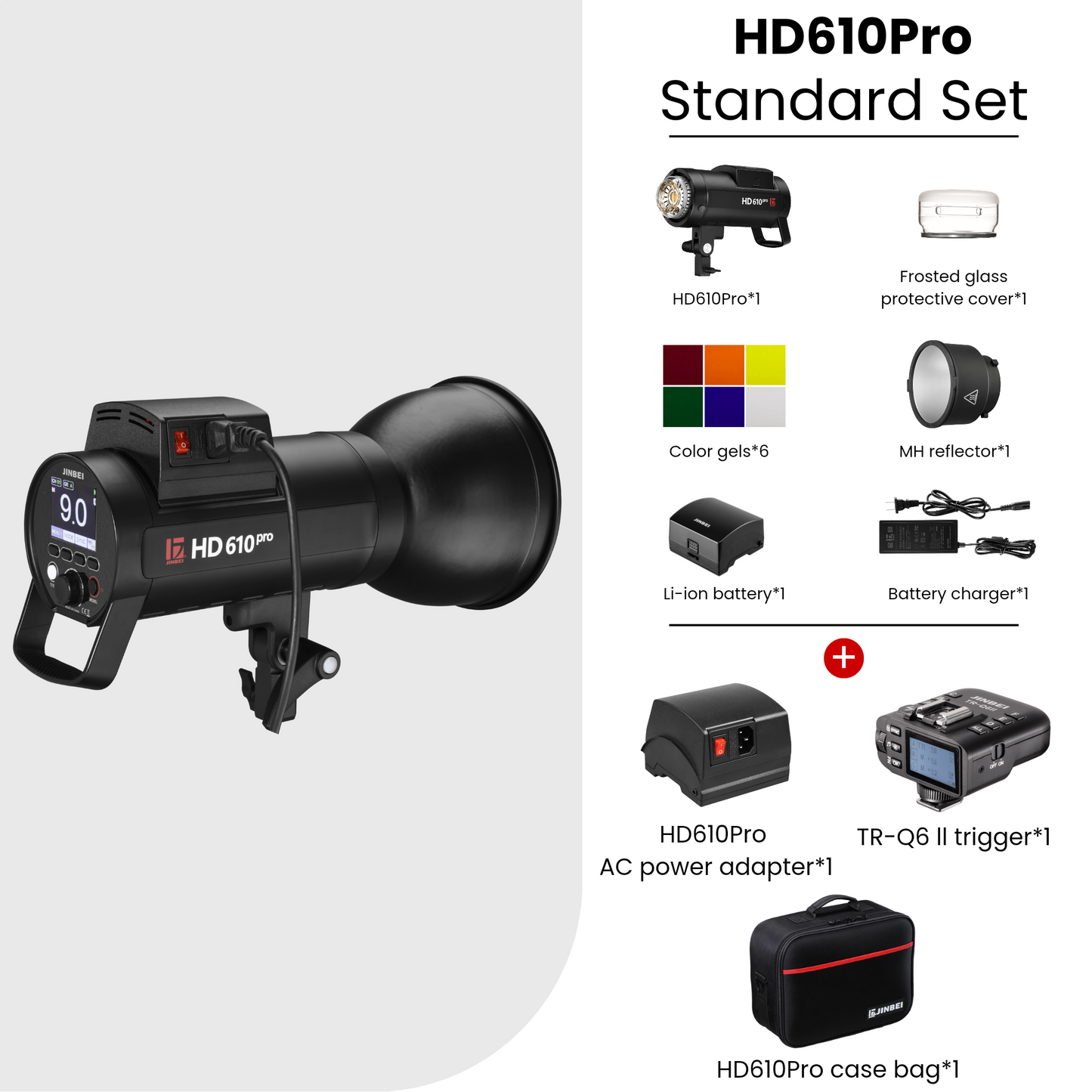 HD610Pro Battery Powered Outdoor Flash