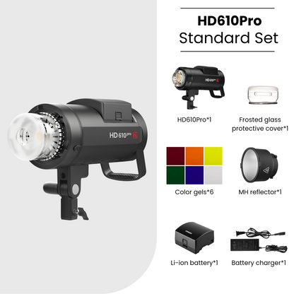 HD610Pro Battery Powered Outdoor Flash