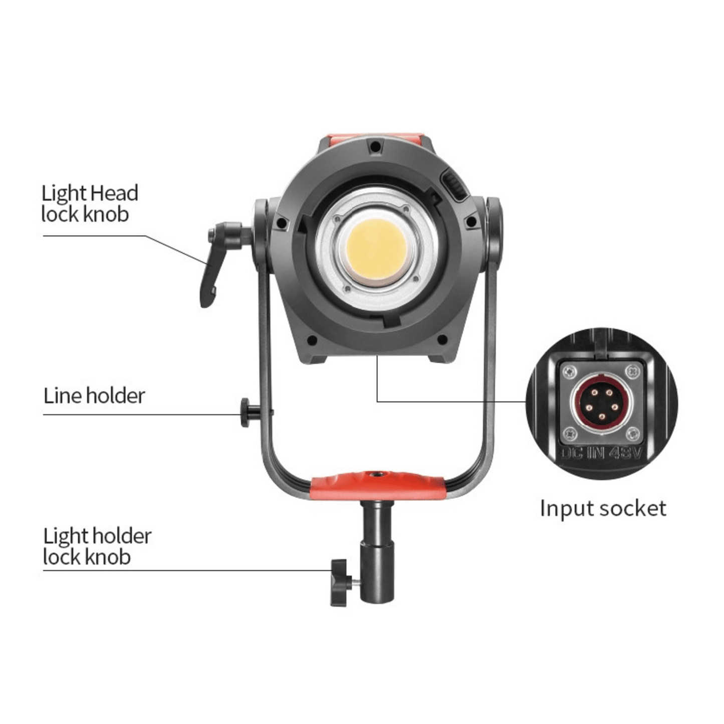 EF-600BI LED Video Light