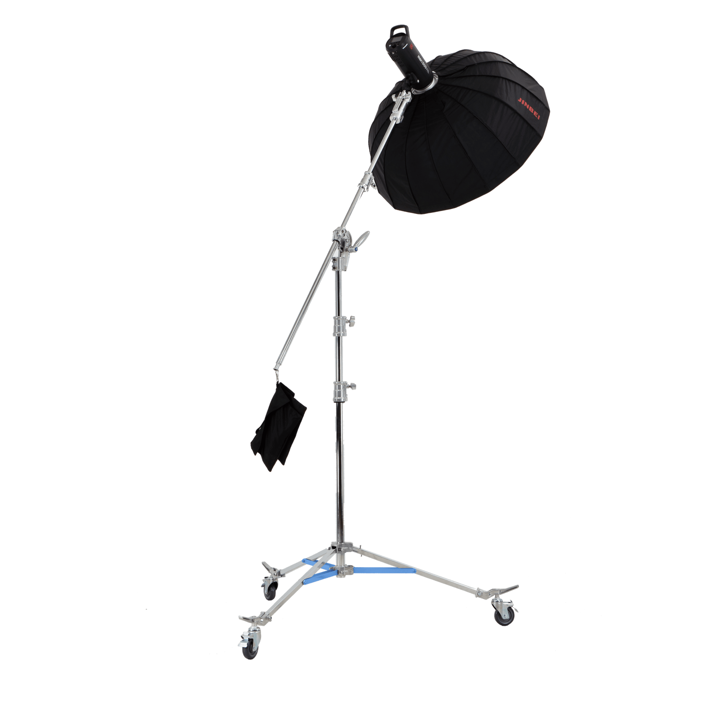 M-8 2-In-1 Steel Boom Light Stand (With Wheels)