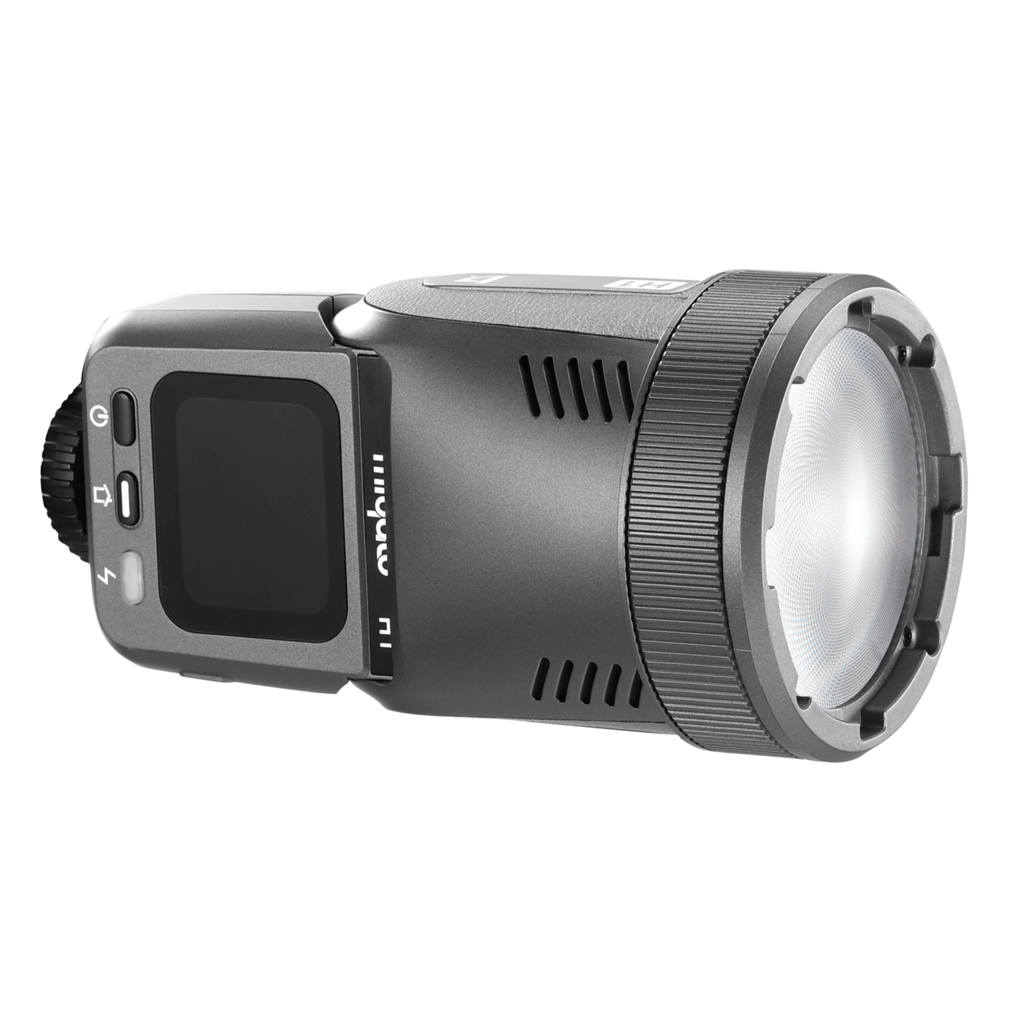 Miqato H1 Round Head HSS TTL LED Speedlite Flash (Universal/Sony) Metallic Grey