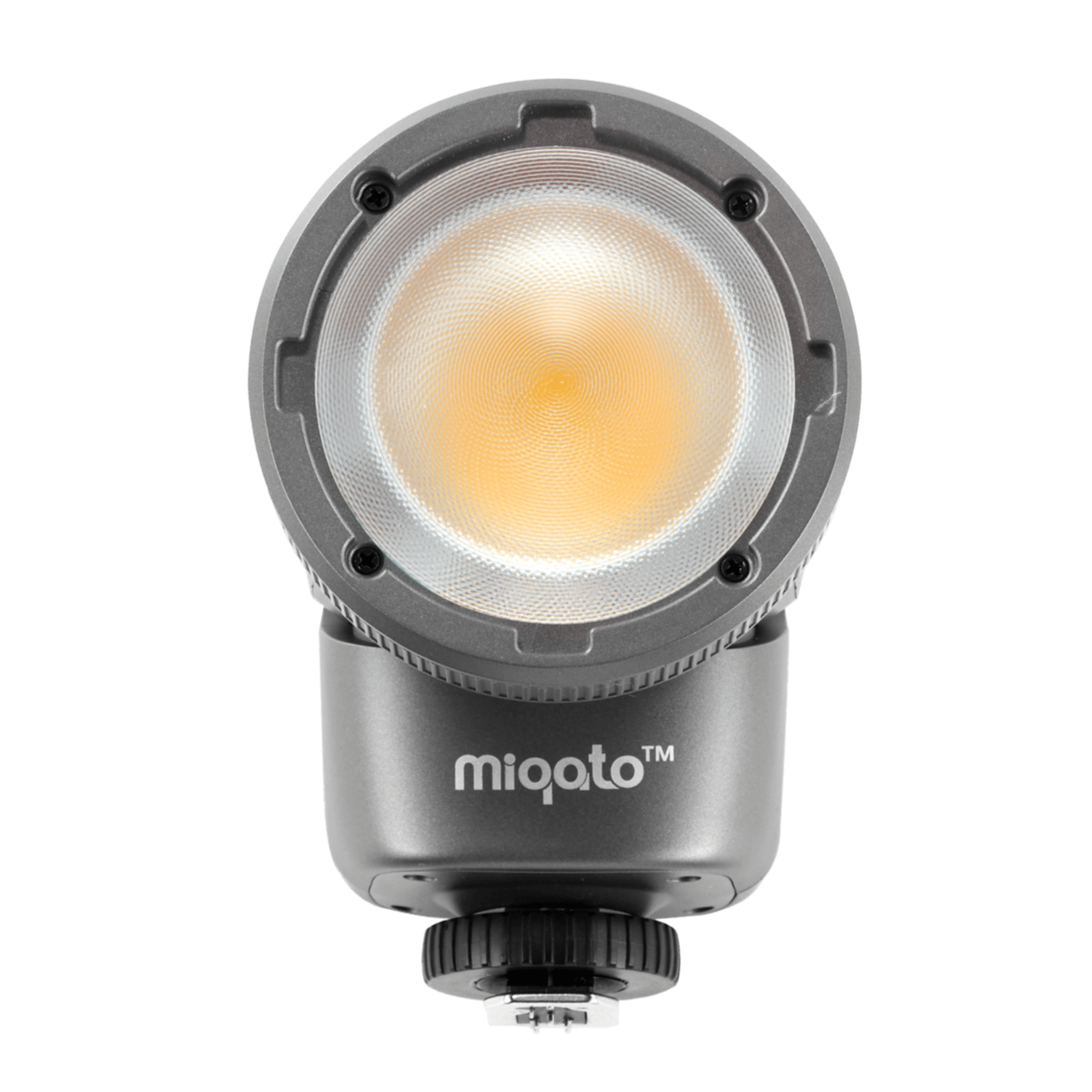 Miqato H1 Round Head HSS TTL LED Speedlite Flash (Universal/Sony) Metallic Grey