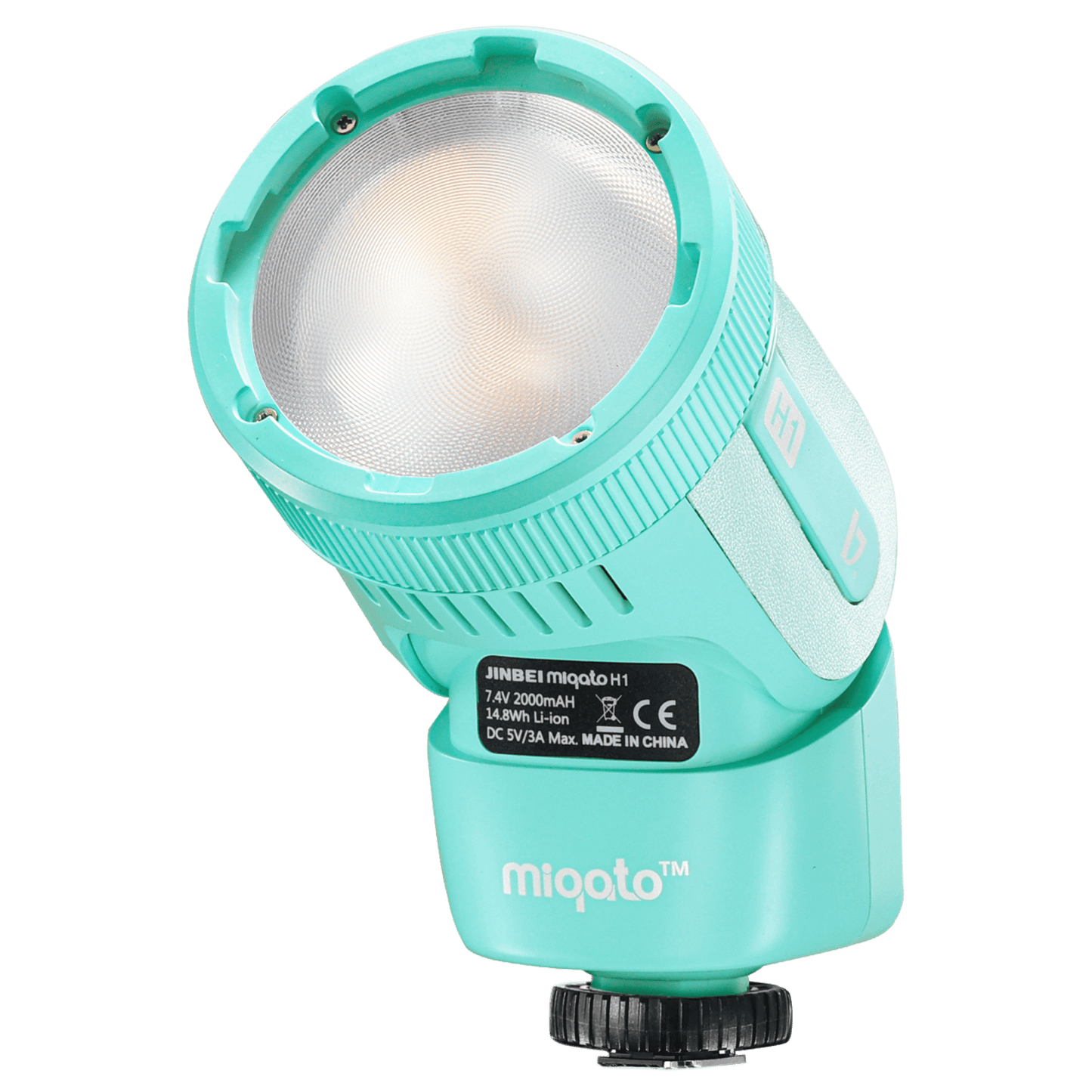 Miqato H1 Round Head HSS TTL LED Speedlite Flash (Universal/Sony) Ocean Blue