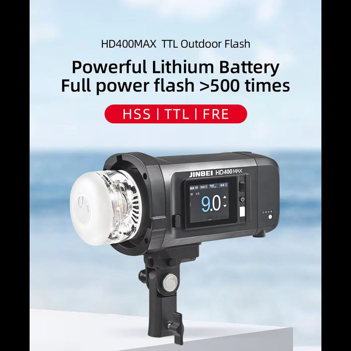 HD400Max Battery Powered Outdoor Flash