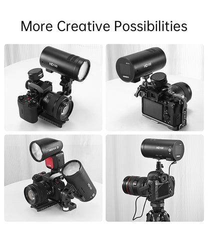 HD100 Battery Powered Outdoor Flash