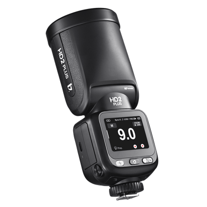 HD2Plus Round Head HSS TTL Speedlite Flash Universal (Integrated Hotshoe)